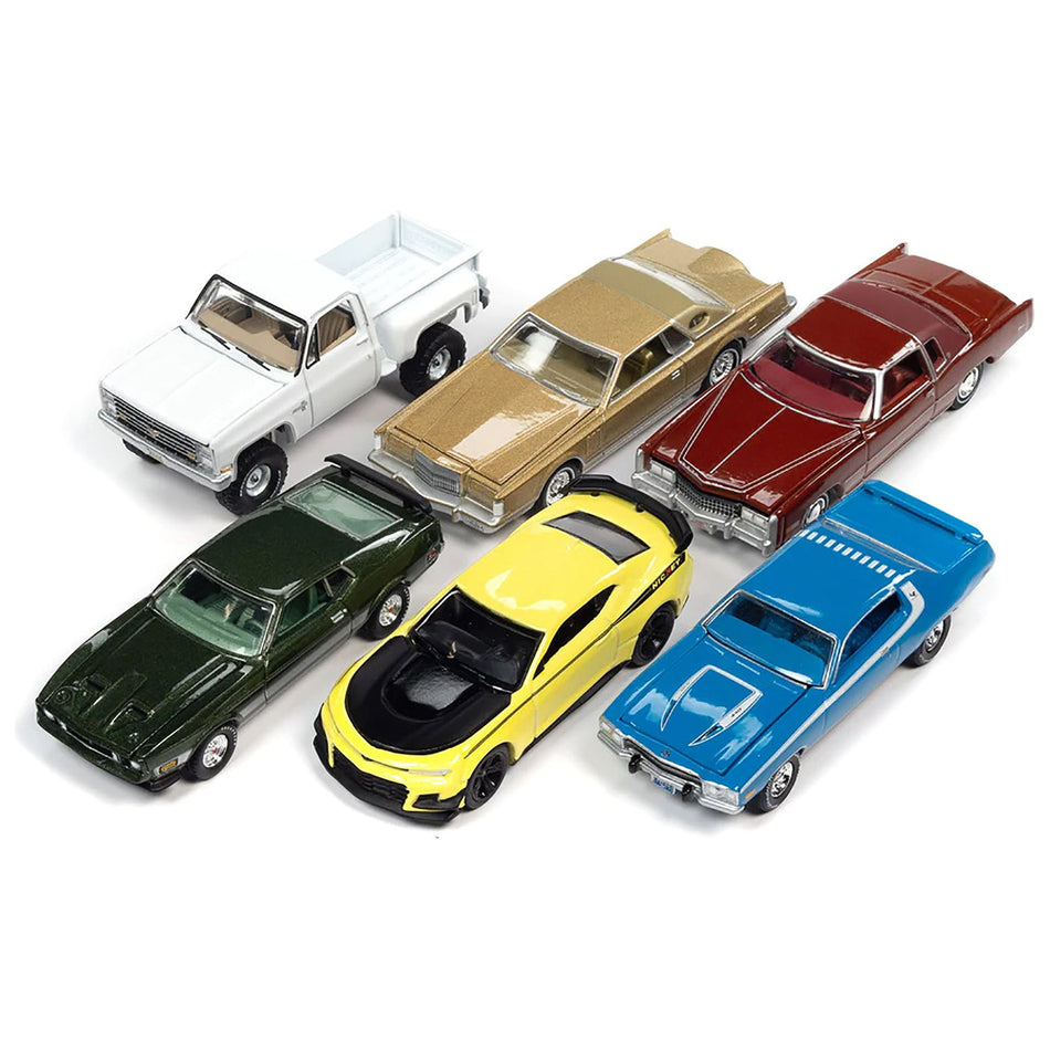 Auto World Premium 2022 Set B of 6 pieces Release 1 1/64 Diecast Model Cars by Auto World