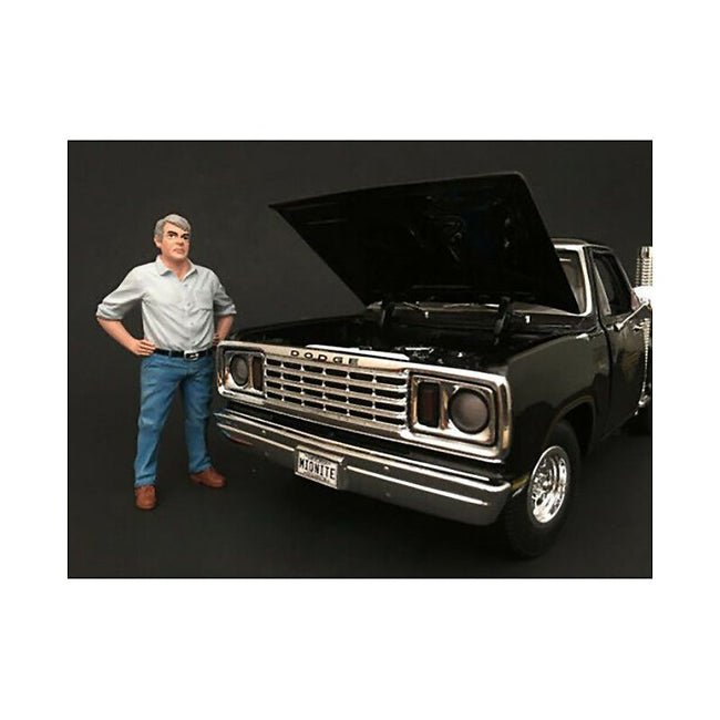 70's Style Figurine V for 1/18 Scale Models by American Diorama - American Diorama - ModelCars.com