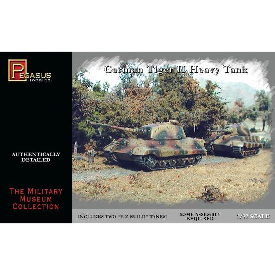 Pegasus 1/72 German Tiger II Heavy Tank