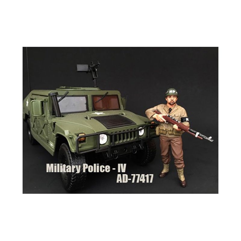 WWII Military Police Figure IV For 1:18 Scale Models by American Diorama