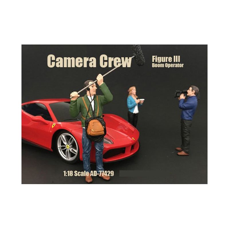 Camera Crew Figure III "Boom Operator" For 1:18 Scale Models by American Diorama