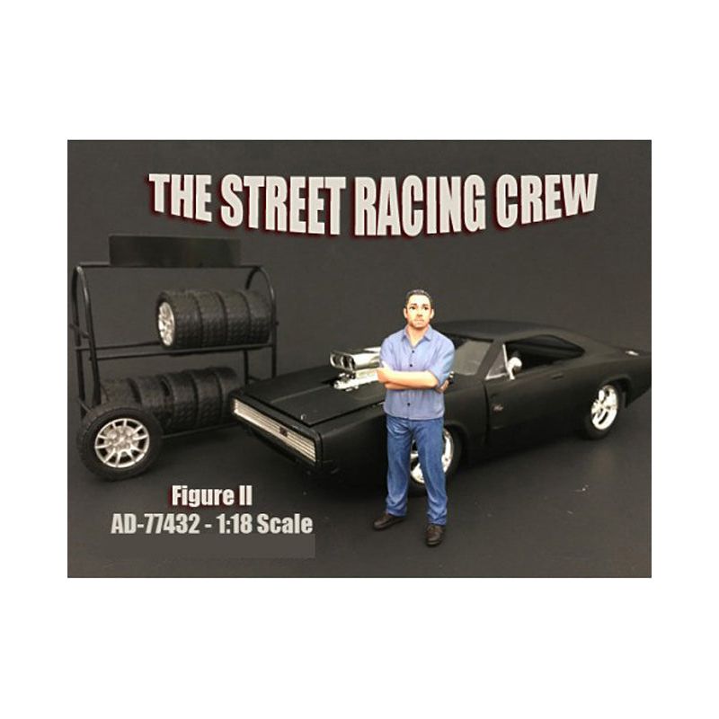 The Street Racing Crew Figure II For 1:18 Scale Models by American Diorama