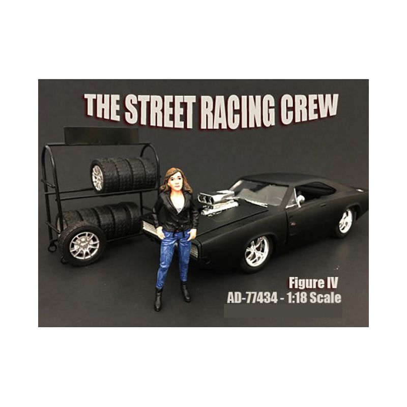 The Street Racing Crew Figure IV For 1:18 Scale Models by American Diorama