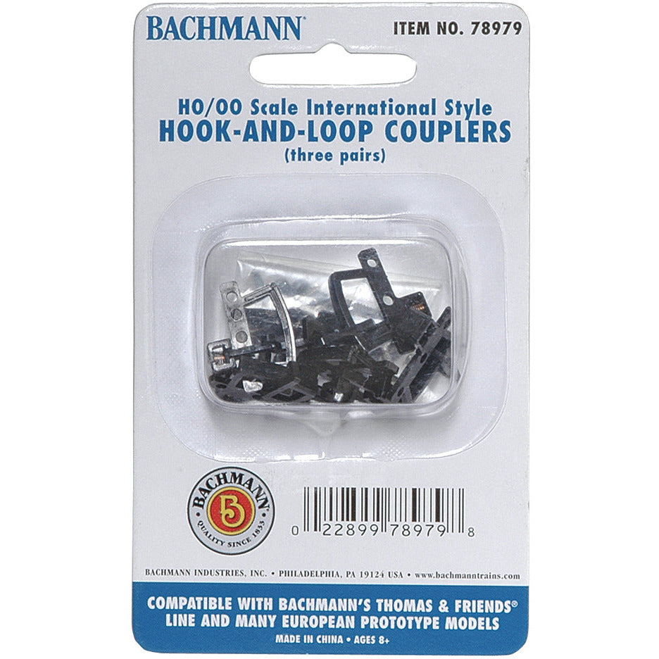 Bachmann HOOK AND LOOP COUPLERS (HO Scale)