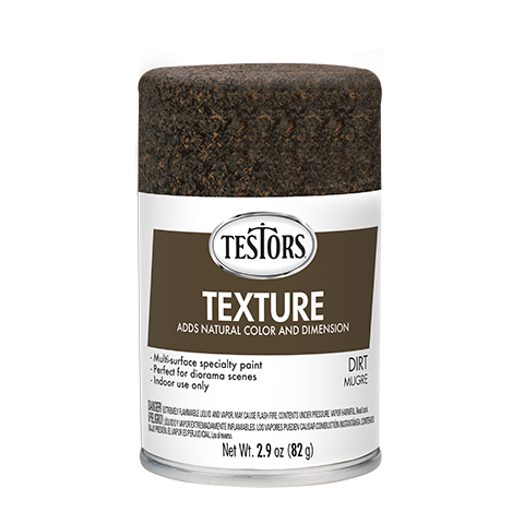 Testors Enamel Spray Texture Dirt