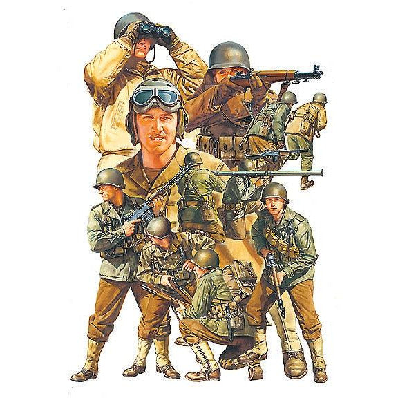 Tamiya 1/48 Wwii Us Army Infantry Gi Set