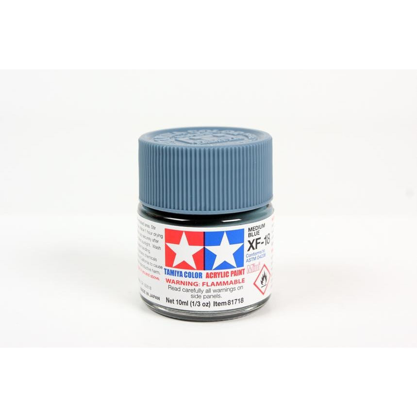 Tamiya Acrylic Mini XF-18 Medium Blue