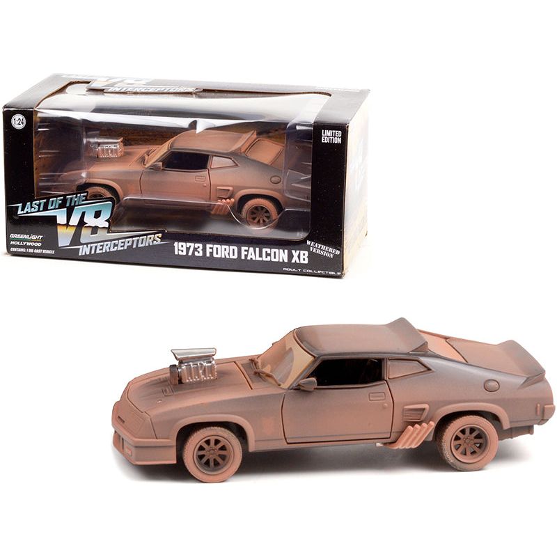 1973 Ford Falcon XB (Weathered Version) "Last of the V8 Interceptors" (1979) Movie 1/24 Diecast Model Car by Greenlight Diecast Greenlight