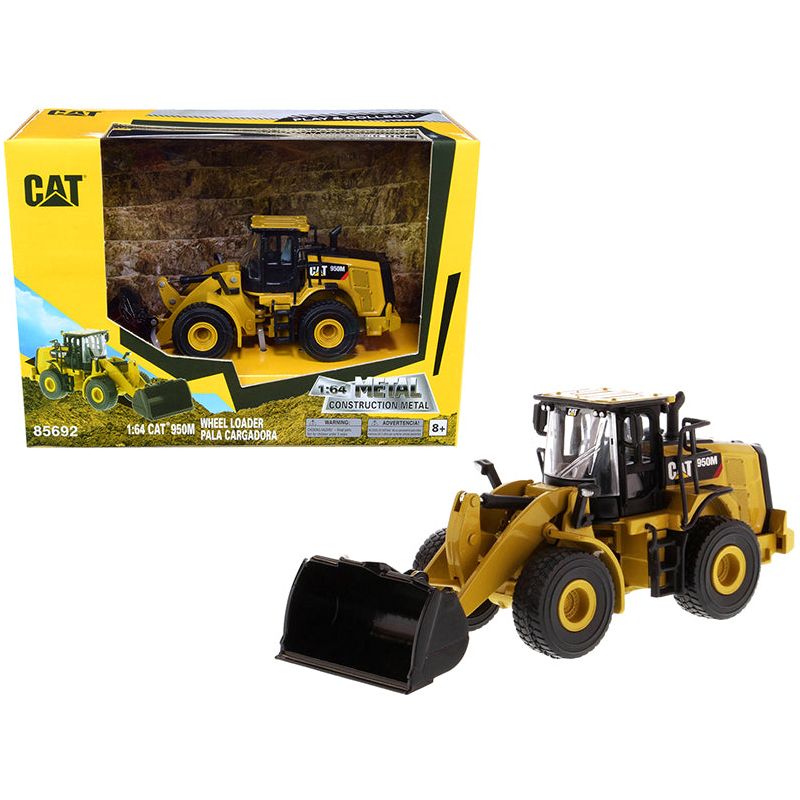 CAT Caterpillar 950M Wheel Loader "Play & Collect!" Series 1/64 Diecast Model by Diecast Masters