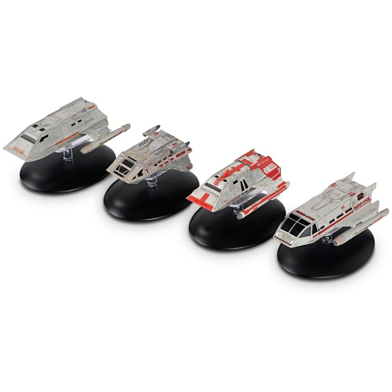 Eaglemoss Star Trek Shuttles 4 Exclusive Collectors Set 