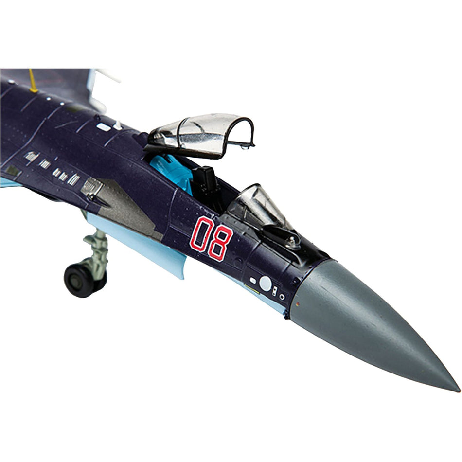 Sukhoi Su-35 Fighter Aircraft #08 "Russian Air Force" 1/72 Diecast Model by Air Force 1