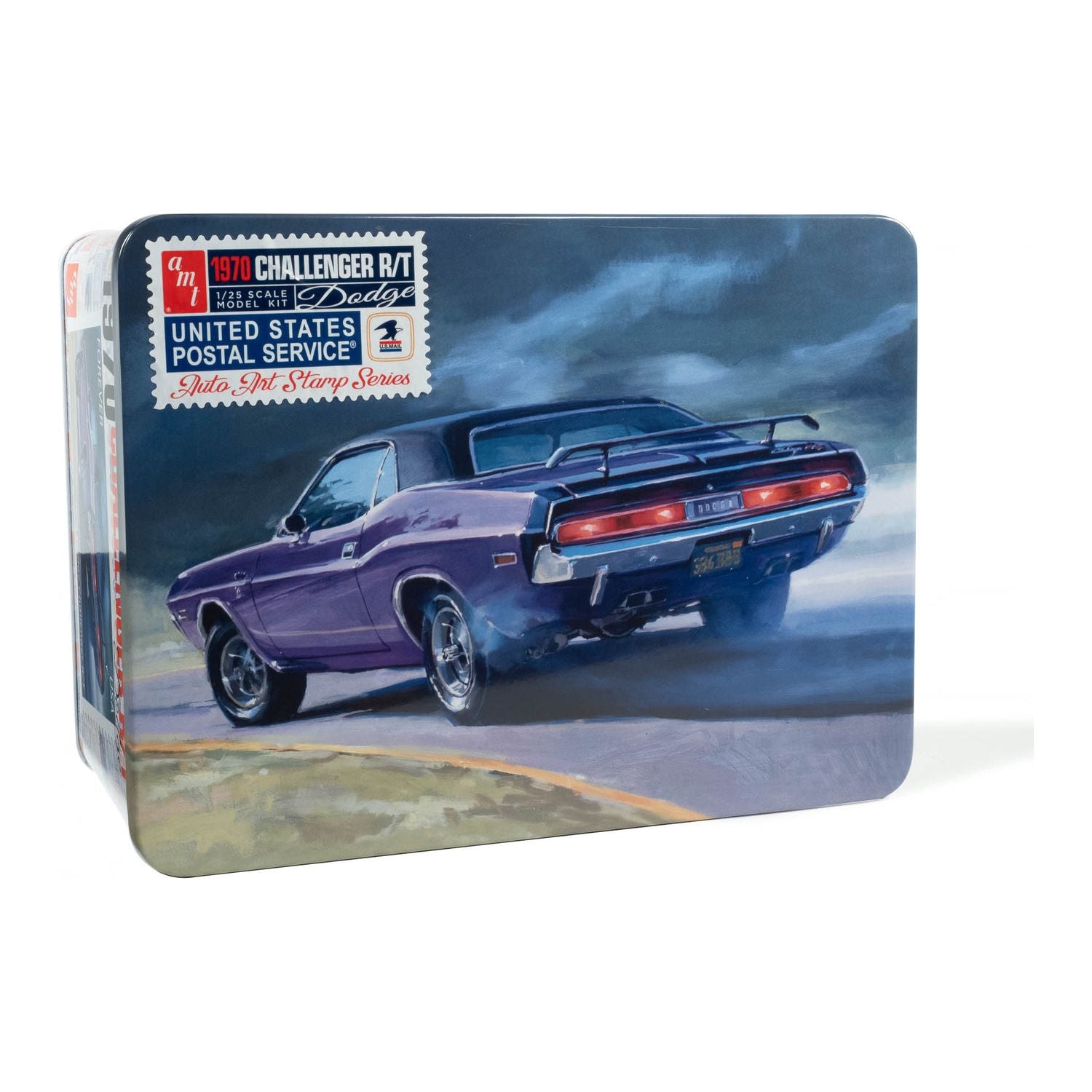AMT 1970 Dodge Challenger USPS (TIN) 1/25 Scale Model Kit Cars AMT