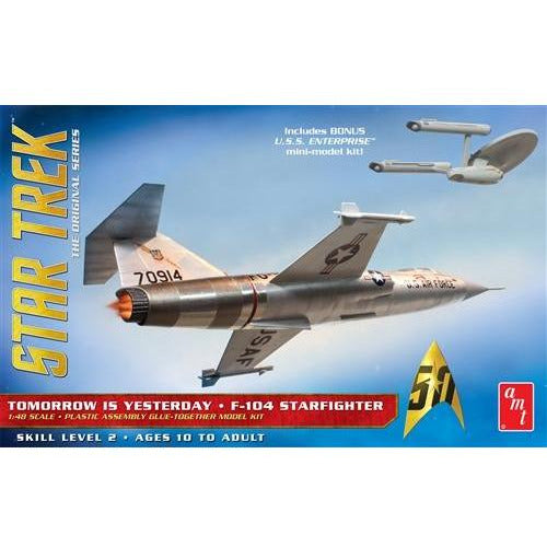 AMT Star Trek F-104 Starfighter 1:48 Scale Model Kit