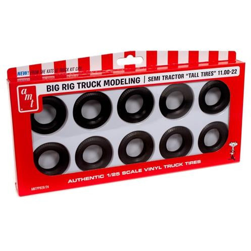 AMT Semi Tractor Tall Tires Parts Pack 1:25 Scale