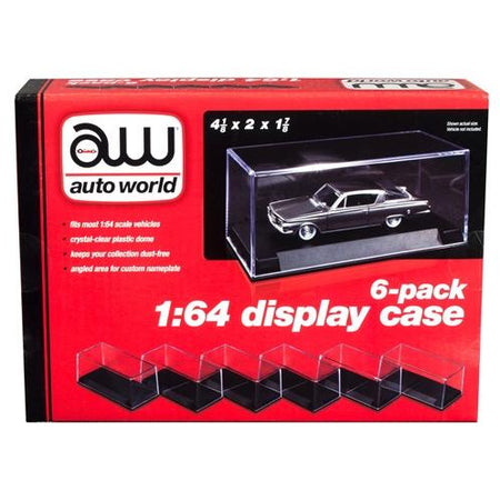 Auto World Display Case (6 Pack) for 1:64 scale