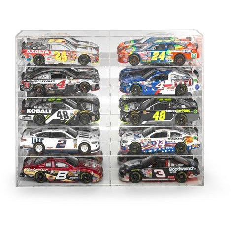 Atlantis Auto World Ten-Car Acrylic Display Case (For 1:24/1:25 Scale Vehicles)