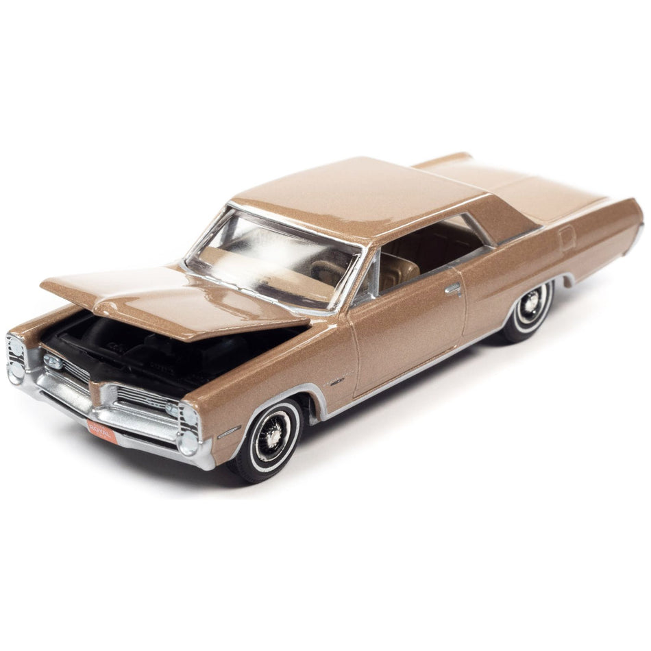 1964 Pontiac Grand Prix Royal Bobcat Saddle Bronze Metallic "Vintage Muscle" Limited Edition 1/64 Diecast Model Car by Auto World