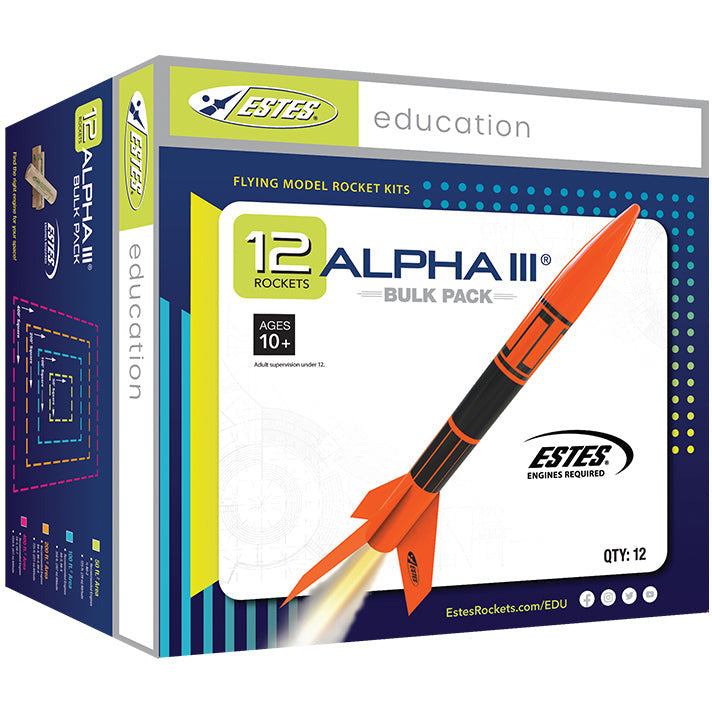 Estes ALPHA III BULK PACK (12 PK)