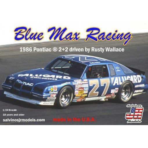Salvinos JR 1/25 Blue Max Racing 1986 Pontiac 2+2 driven by Rusty Wallace