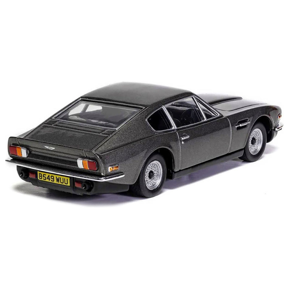 Aston Martin V8 RHD (Right Hand Drive) Black Metallic James Bond 007 "No Time To Die" (2021) Movie Diecast Model Car by Corgi