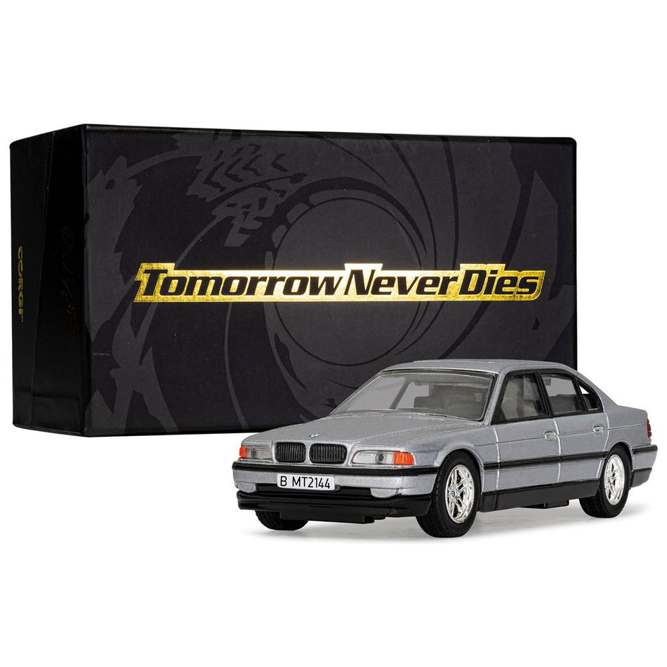 BMW 750iL Silver Metallic James Bond 007 "Tomorrow Never Dies" (1997) Movie Diecast Model Car by Corgi