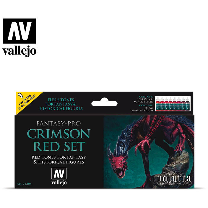 Vallejo Fantasy-Pro - Crimson Red