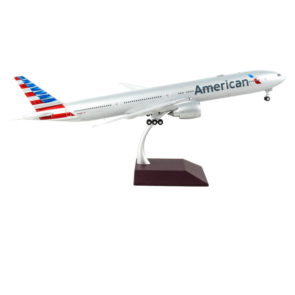 Boeing 777-300ER Commercial Aircraft "American Airlines" Silver "Gemini 200" Series 1/200 Diecast Model Airplane by GeminiJets