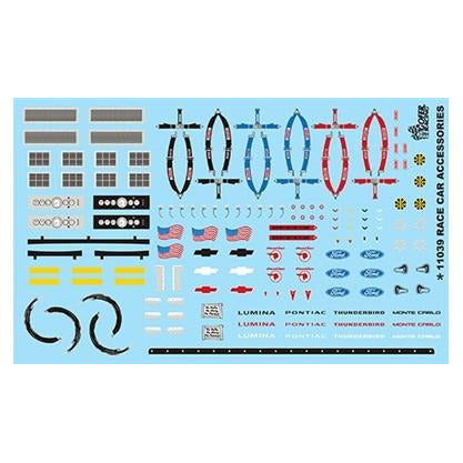 Gofer Racing 1/24-1/25 Race Car Accessories Decal Sheet