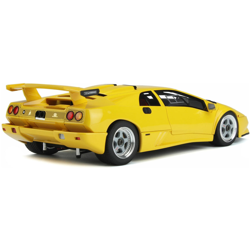 1995 Lamborghini Diablo Jota Corsa Yellow "Tamura" 1/18 Model Car by GT Spirit