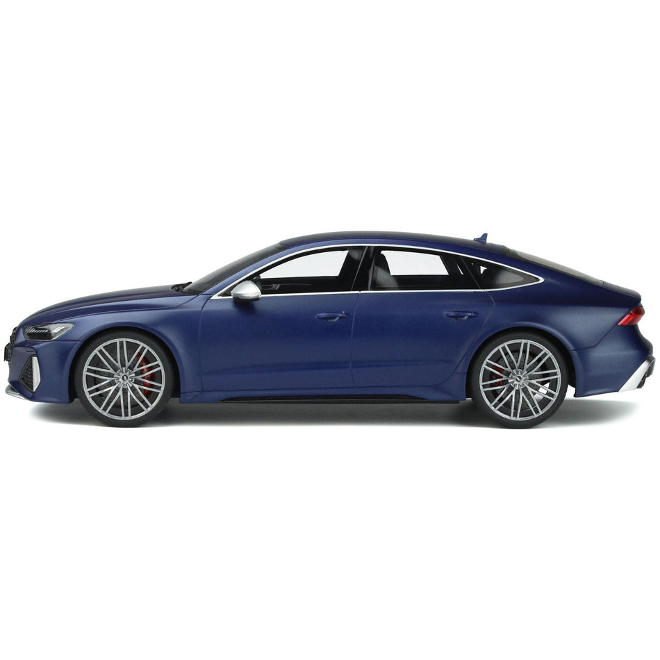 2021 Audi RS 7 ABT Sportline Dark Blue Metallic 1/18 Model Car by GT Spirit