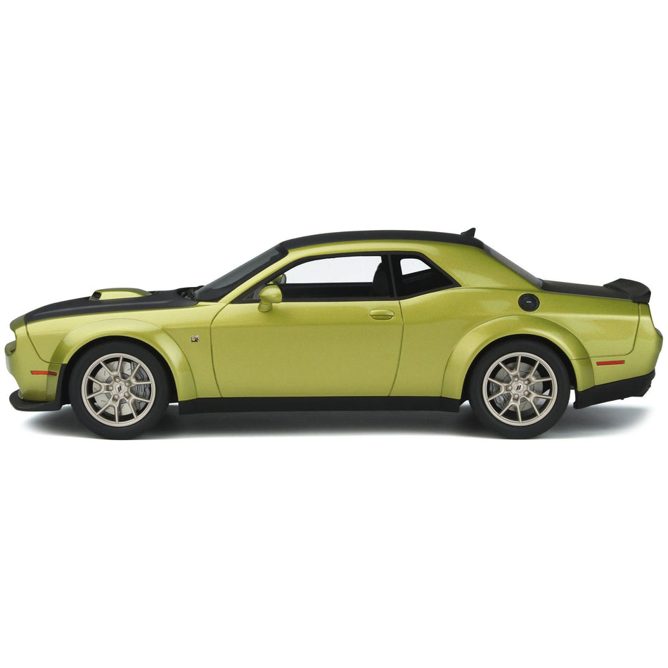 2020 Dodge Challenger R/T Scat Pack Widebody 50th Anniversary Green Metallic 1/18 Model Car by GT Spirit