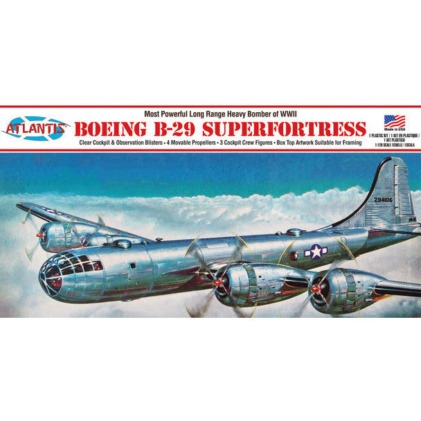 Atlantis Boeing B-29 Superfortress 1:120 with Swivel Stand