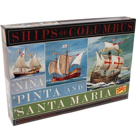 Lindberg Nina, Pinta & Santa Maria (3 Pack) 1:144 Scale Model Kits