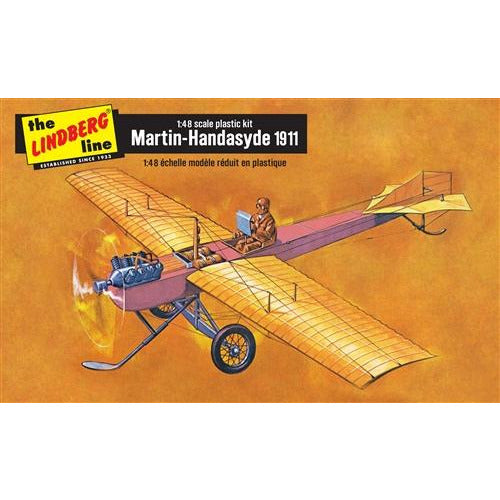 Lindberg 1911 Martin-Handasyde w/ puzzle 1:48 Scale Model Kit