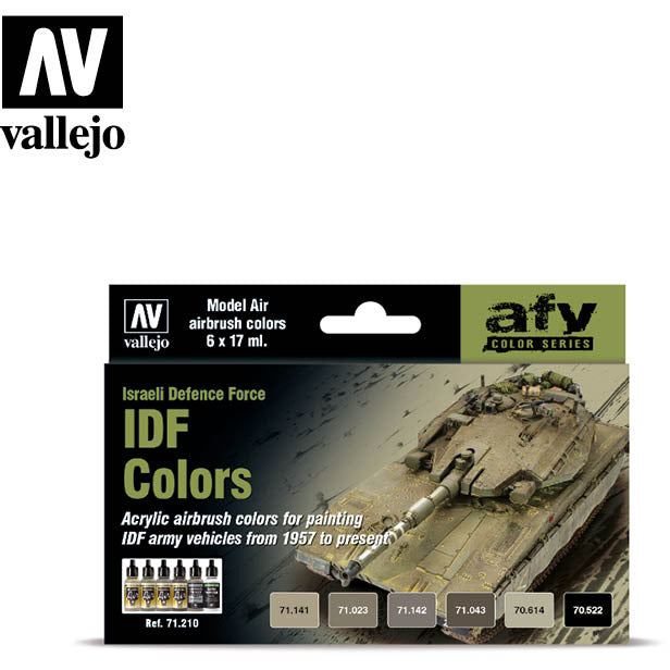 Vallejo AFV - IIDF Colors