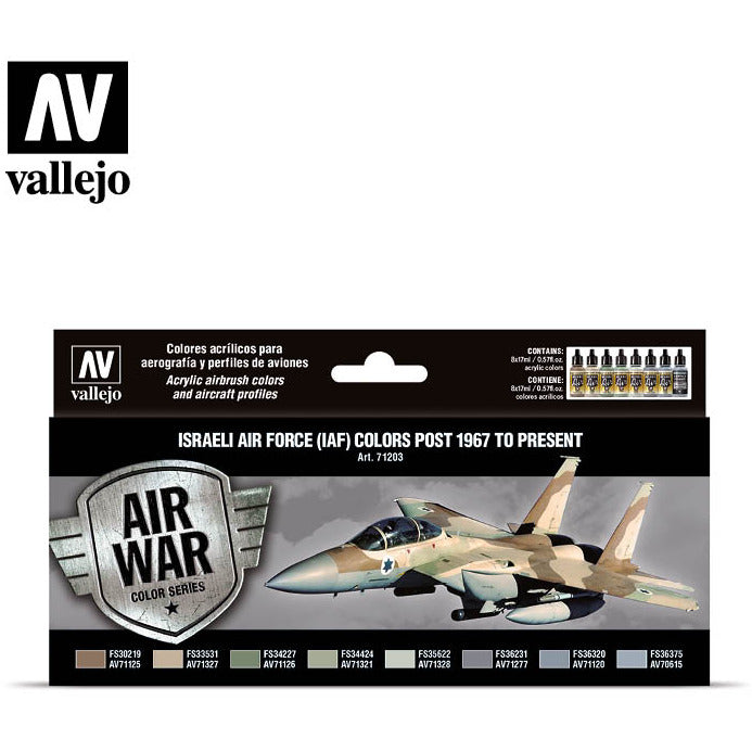 Vallejo Air War - Israeli Air Force (IAF) colors post 1967 to present