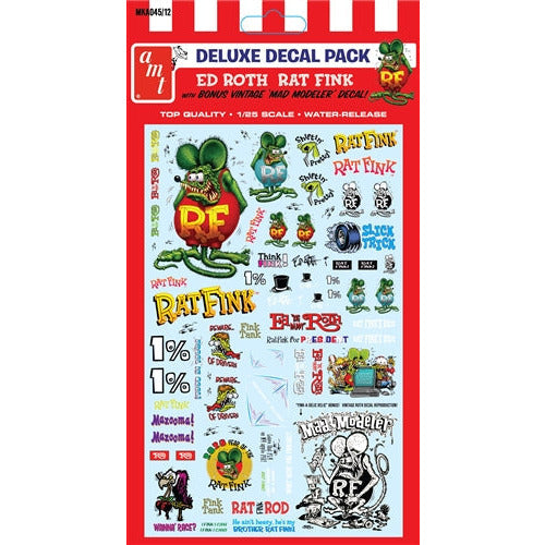 AMT Rat Fink Decal Pack 1:25 Scale