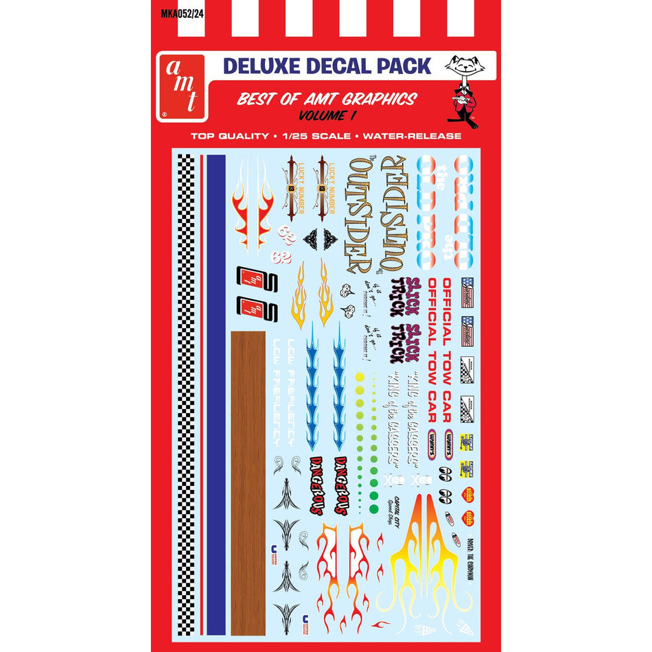 AMT Best of AMT Custom Graphics Decals Volume 1 1:25 Scale