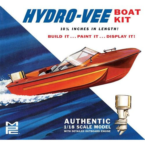 MPC Hydro-Vee Boat 1:18 Scale Model Kit