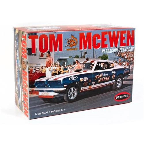 Polar Lights Tom "Mongoose" McEwen 1969 Barracuda Funny Car 1:25 Scale Model Kit