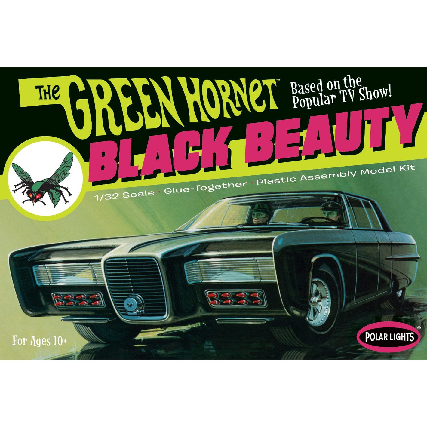 Polar Lights Green Hornet Black Beauty 1:32 Scale Model Kit Cars Polar Lights