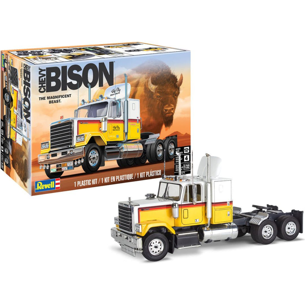Revell Chevy Bison Semi Truck 1:32 Scale Model Kit