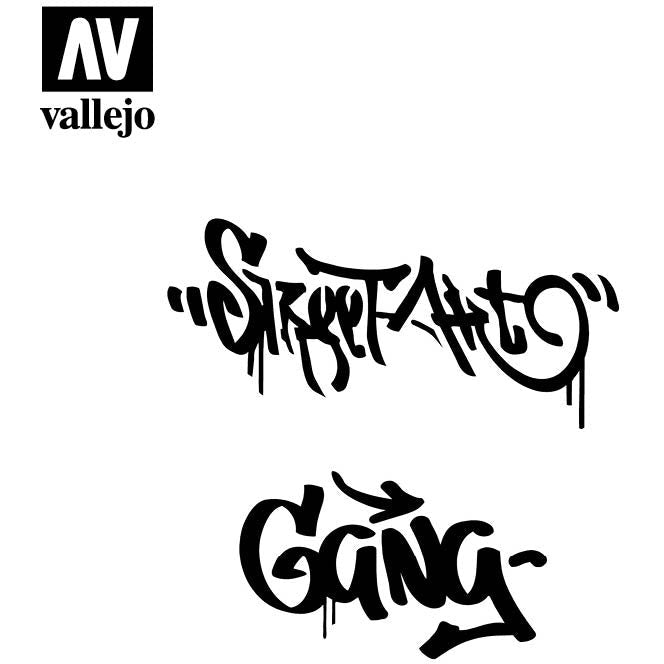 Vallejo Stencils - Street Art N?§2