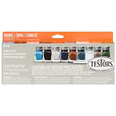 Testors Enamel 9 Bottle Paint Set, Camo Flat