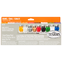 Testors Enamel 9 Bottle Paint Set, All Purpose