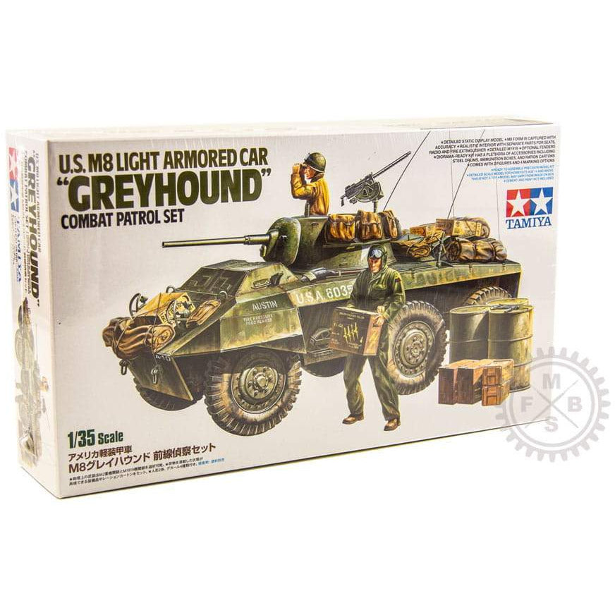 Tamiya 1/35 Scale US M8 Light Armored Car "Greyhound"