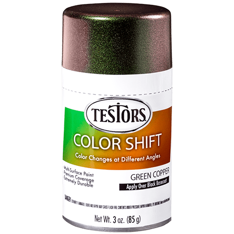 Testors Color Shift Aerosols Green Copper