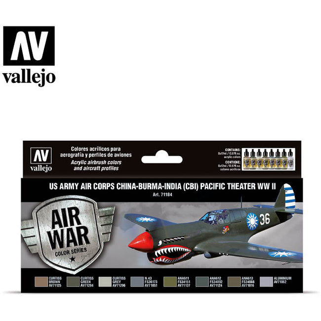 Vallejo Air War - US Army Air Corps China-Burma-India (CBI) Pacific Theather WWII Paint Vallejo Default Title
