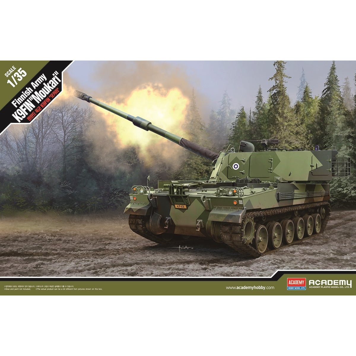 Academy 1/35 13519 1/35 Finnish Army K9Fin "Moukari"-Academy-ModelCars.com