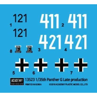 Academy 1/35 13523 1/35 Pz.Kpfw.V Panther G "Ver.Last"-Academy-ModelCars.com